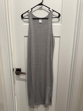 Calvin Klein Slip Sleeveless Gray Tank Dress